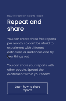 Learn how to share reports