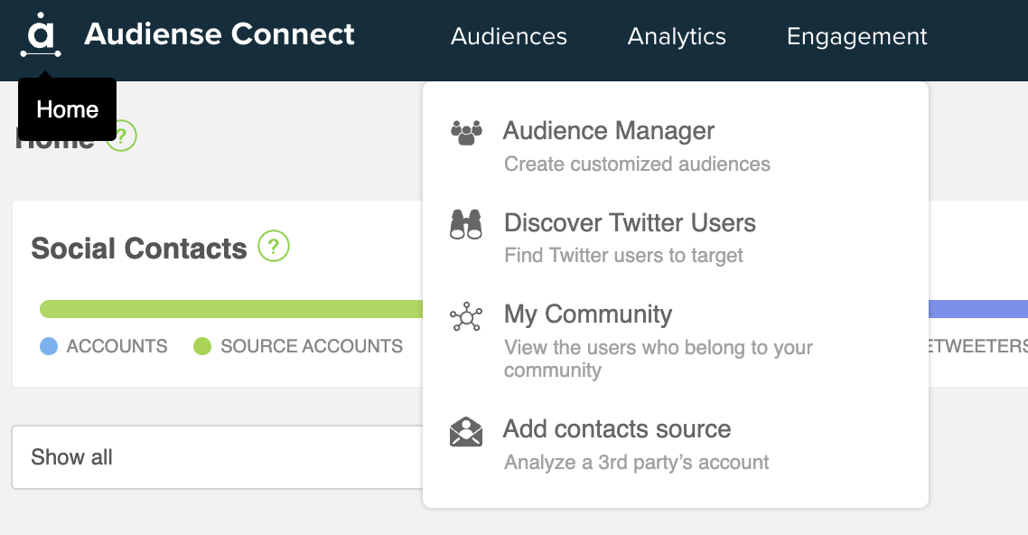 Audience Manager en Connect