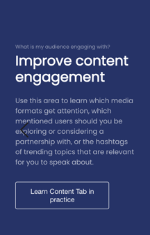 Learn Content Tab in practice